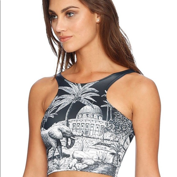 BlackMilk Elephant Walk Reversible Crop Top - Picture 9 of 13